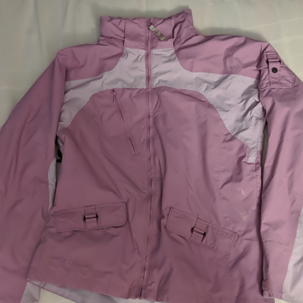 Columbia purple girls outdoor jacket